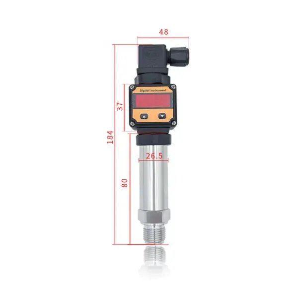 Pressure Transmitter Sensor Transducer Sender W/digital Display 0-1.6mpa
