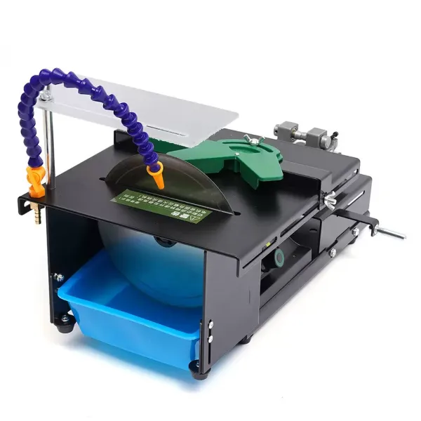 New 5-In-1 Table Saw Gem Jade Jewelry Cutting Carving Polishing Punching Machine Waterproof Fast Heat Dissipation Strong Clamping Facilitate Processing