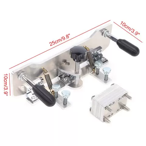 Handheld Knife Jig,Universal Handheld Fast Flip V Sharpening Locator Belt Grinder Parts Knife Sharpener Jig Knife Sharpening Clip