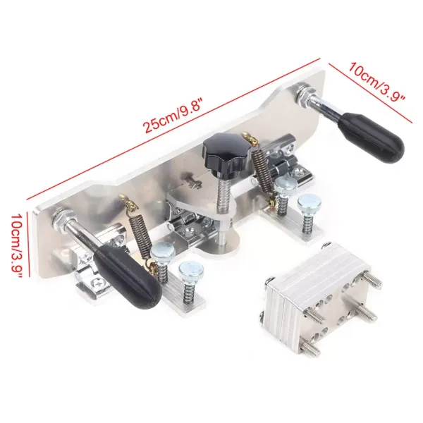 Handheld Knife Jig,Universal Handheld Fast Flip V Sharpening Locator Belt Grinder Parts Knife Sharpener Jig Knife Sharpening Clip