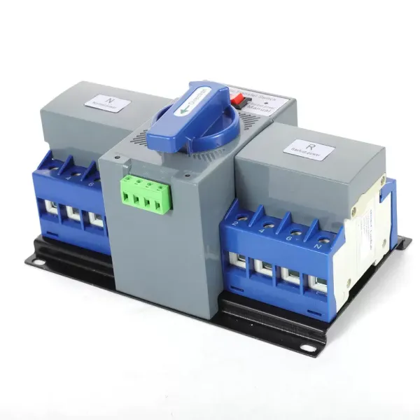 Automatic Transfer Switch 4P 63A 220V Grid to AC Generator Dual Power Changeover