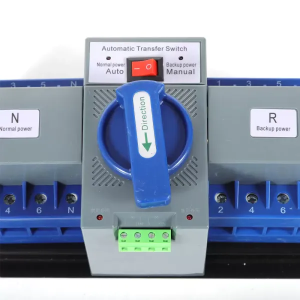 Automatic Transfer Switch 4P 63A 220V Grid to AC Generator Dual Power Changeover