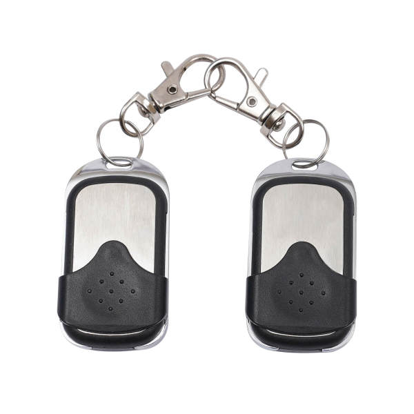 2-Pack 433MHz Remote Controls for Door Openers, Key Fob, Sliding Door Switch Controller - ABS+Iron+Aluminum Alloy, 330k Shock Resistance