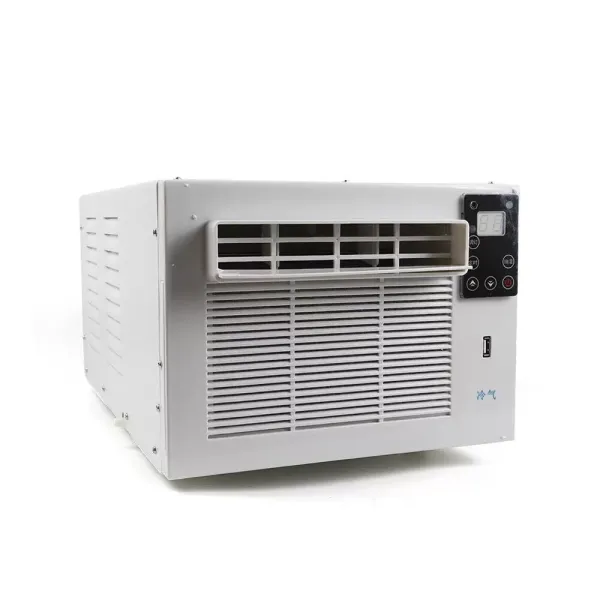 Window Air Conditioner Portable 750W Wall Cooler Fan Cooling 220v White（Low-power air conditioner，and  is not suitable for large space）