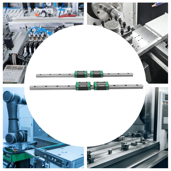 2PCS HGR20 600mm Linear Guide Rail  2X HGR20 Inear Guide Linear Rail For CNC 600mm