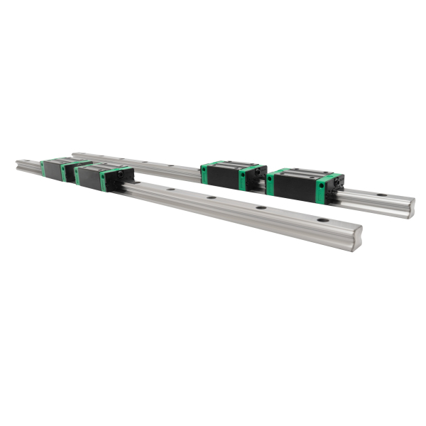 2PCS HGR20 600mm Linear Guide Rail  2X HGR20 Inear Guide Linear Rail For CNC 600mm
