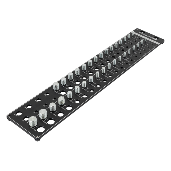 High-quality Nut and Bolt Thread Checker Compact & Lightweight 34 Thread Identifier Gauge Thread Checker with Drill Bit Gauge for 4S Stores