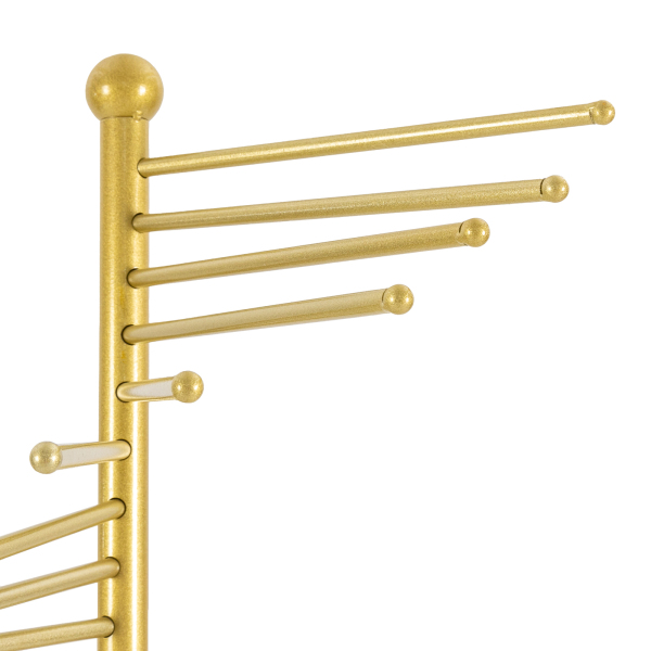 Freestanding Scarf Display Rack Spiral Display Rack with Sturdy Base Spiral Scarf Display Rack Excellent Scarf Display Stand for Hanging Ties Bras Gold Freestanding Scarf Display Rack Spiral Display Rack with Sturdy Base Spiral Scarf Display Rack Excellent Scarf Display Stand for Hanging Ties Bras Gold
