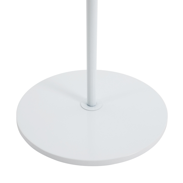 Freestanding Scarf Display Rack Spiral Display Rack with Sturdy Base Spiral Scarf Display Rack Excellent Scarf Display Stand for Hanging Ties Bras White