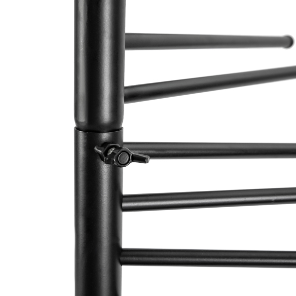 Freestanding Scarf Display Rack Spiral Display Rack with Sturdy Base Spiral Scarf Display Rack Excellent Scarf Display Stand for Hanging Ties Bras Black