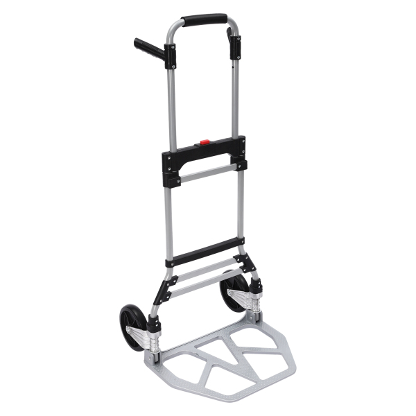 Folding Hand Truck Luggage Cart Foldable High Load-bearing Capacity Up to 264.6 lbs with Two Sturdy PVC Wheels for Home Office Travel Shopping Folding Hand Truck Luggage Cart Foldable High Load-bearing Capacity Up to 264.6 lbs with Two Sturdy PVC Wheels for Home Office Travel Shopping