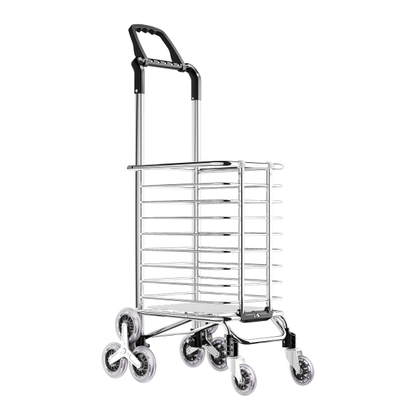 CNCEST 35L 8 Wheels Household Foldable Shopping Cart-Oxford Cloth Bag