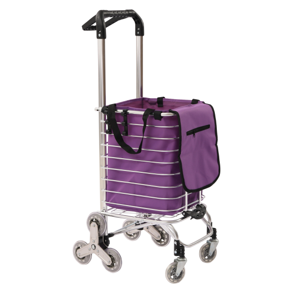 CNCEST 35L 8 Wheels Household Foldable Shopping Cart-Oxford Cloth Bag