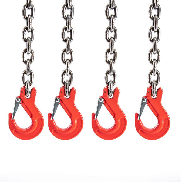 5FT Chain Sling 5/16 Inch *5FT Lift Chain Chain Hoist Lifts with 4 Leg Grab Hooks Used in Mining, Machinery, Ports, Building 5FT Chain Sling 5/16 Inch *5FT Lift Chain Chain Hoist Lifts with 4 Leg Grab Hooks Used in Mining, Machinery, Ports, Building