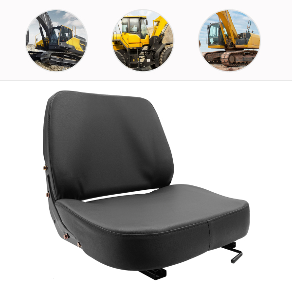 Universal Forklift Seat Folding Forklift Seat with Document Pouch Strong Load-bearing Capacity Forklift Seat for Forklifts Mowers Dozers Universal Forklift Seat Folding Forklift Seat with Document Pouch Strong Load-bearing Capacity Forklift Seat for Forklifts Mowers Dozers