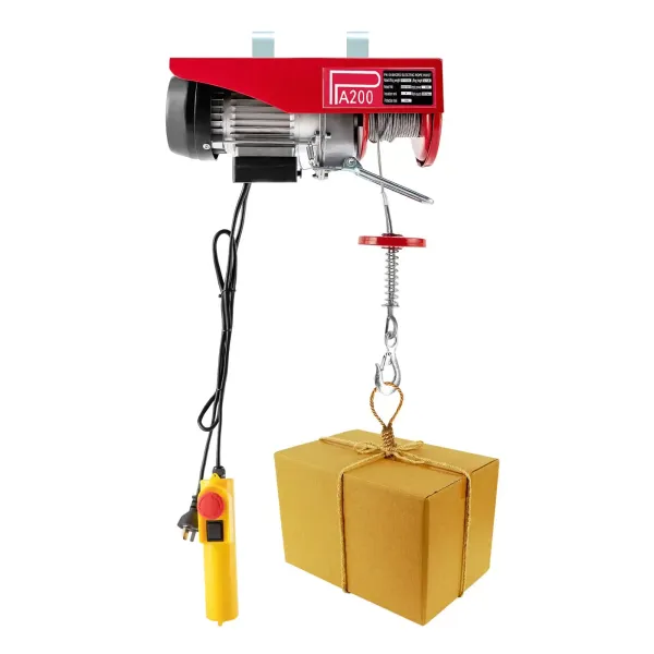 Electric Hoist Winch Crane 100/200KG Rope Tool Remote Chain Lifting Cable 12 Meter Electric Hoist Winch Crane 100/200KG Rope Tool Remote Chain Lifting Cable 12 Meter