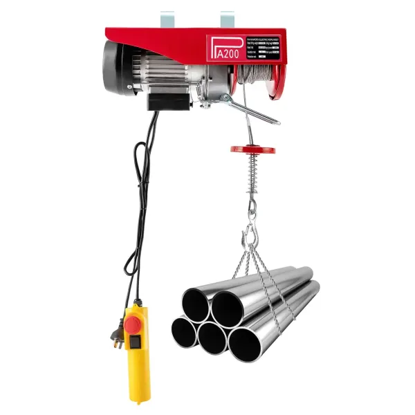 Electric Hoist Winch Crane 100/200KG Rope Tool Remote Chain Lifting Cable 12 Meter Electric Hoist Winch Crane 100/200KG Rope Tool Remote Chain Lifting Cable 12 Meter