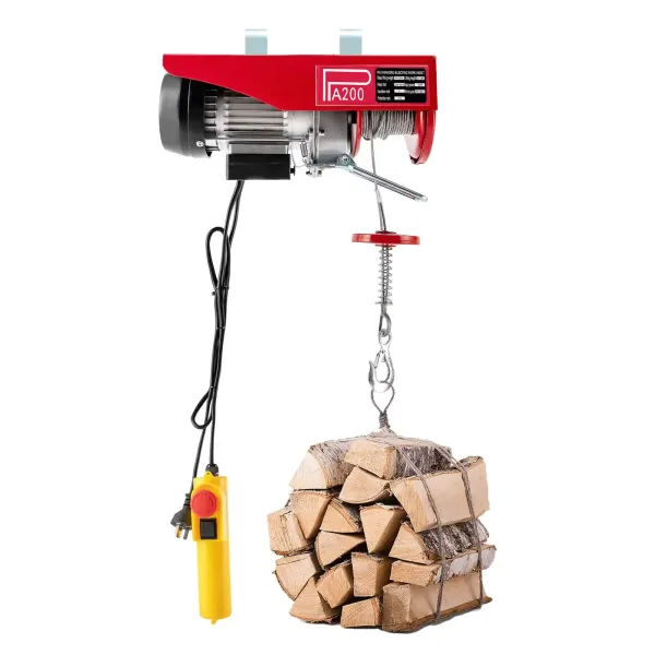Electric Hoist Winch Crane 100/200KG Rope Tool Remote Chain Lifting Cable 12 Meter Electric Hoist Winch Crane 100/200KG Rope Tool Remote Chain Lifting Cable 12 Meter