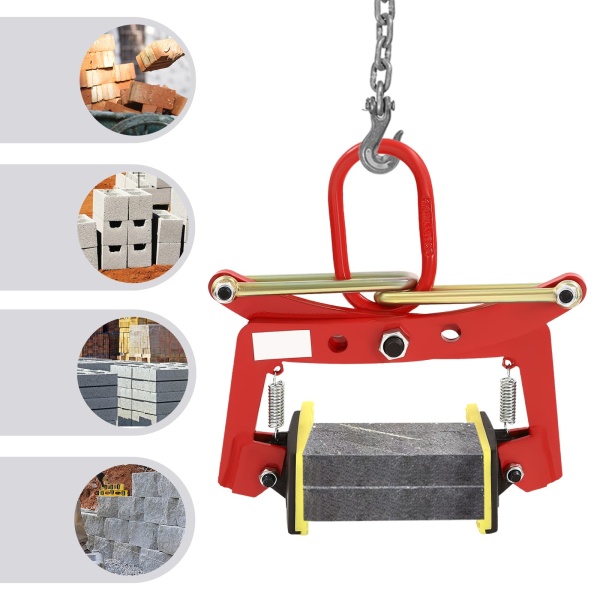 Red Stone Clamp Tool Pliers, Lifting Pliers, Stone Plier 8 Inches 330kg Red Stone Clamp Tool Pliers, Lifting Pliers, Stone Plier 8 Inches 330kg