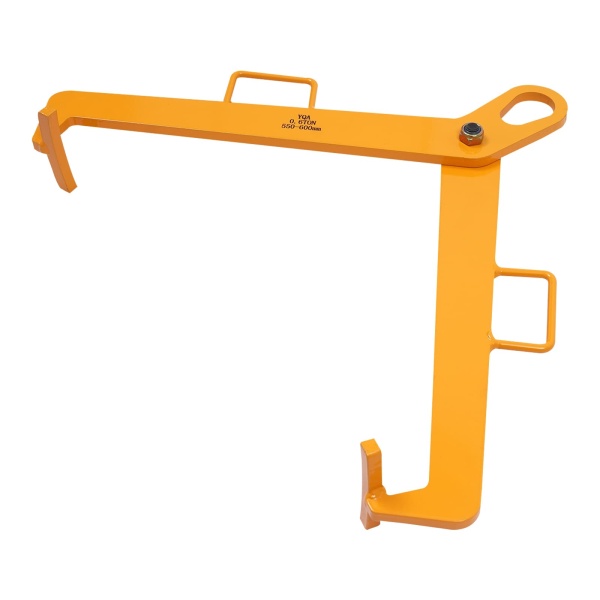 0.6T Vertical Drum Clamp Sturdy and Durable Barrel Lift Drum Lifter with Comfortable Handles Oil Barrel Lifting Plier for Plastic Drums