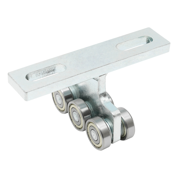 Wheel Trolley 2PCS Wheel Trolley Assembly T-Shaped Lifting Wheel Six-wheel Configuration 540 lbs Weight Capacity for Warehouses and Garages