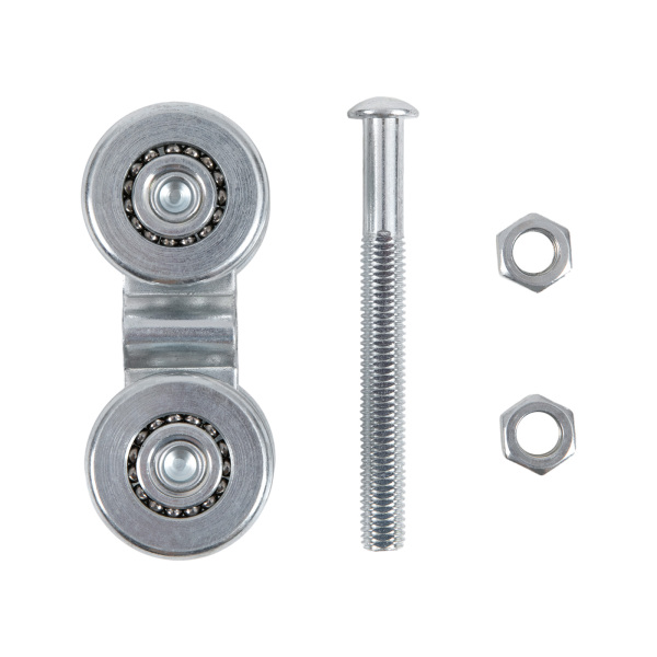 4Pcs Door Double Wheel Sliding Track Roller, Heavy-duty Trolley Assembly, Rollers Used for Heavy Barn or Shed Sliding Doors 4Pcs Door Double Wheel Sliding Track Roller, Heavy-duty Trolley Assembly, Rollers Used for Heavy Barn or Shed Sliding Doors