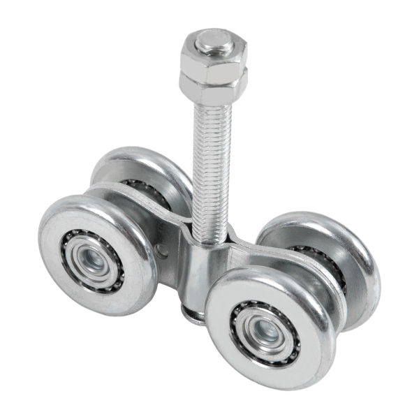 4Pcs Door Double Wheel Sliding Track Roller, Heavy-duty Trolley Assembly, Rollers Used for Heavy Barn or Shed Sliding Doors 4Pcs Door Double Wheel Sliding Track Roller, Heavy-duty Trolley Assembly, Rollers Used for Heavy Barn or Shed Sliding Doors