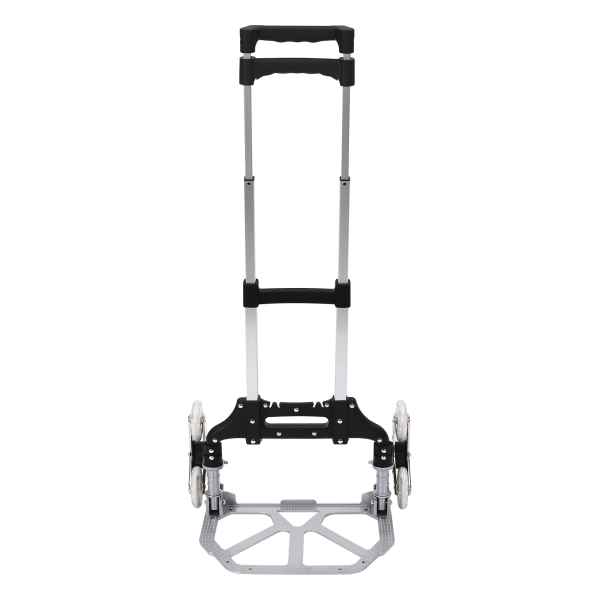 Folding Hand Truck Stair Climbing Truck 6 Wheels Folding Hand Cart Climb Steps with Elastic Binding Rope and Anti-slip Base Plate for Warehouses Airports Folding Hand Truck Stair Climbing Truck 6 Wheels Folding Hand Cart Climb Steps with Elastic Binding Rope and Anti-slip Base Plate for Warehouses Airports