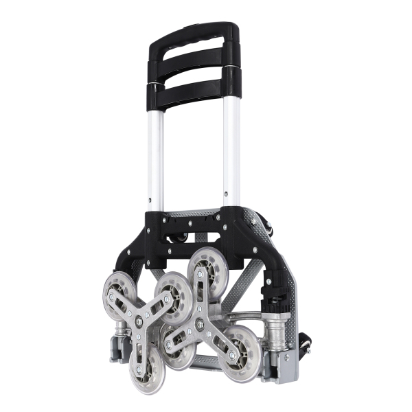 Stair-climbing Cart Foldable Stair Climber Extendable Hand with Trolley  Retractable Handle Folding Dolly Cart with Wheels Collapsible Dolly for Moving