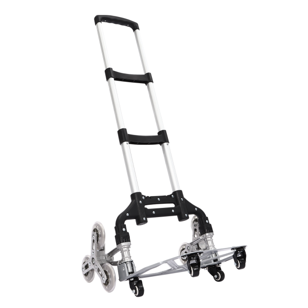 Stair-climbing Cart Foldable Stair Climber Extendable Hand with Trolley  Retractable Handle Folding Dolly Cart with Wheels Collapsible Dolly for Moving