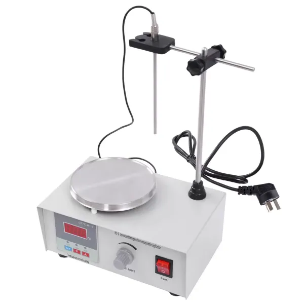2L Magnetic Stirrer Heating Plate Digital Hotplate Mixer with Stir Bar & Stand