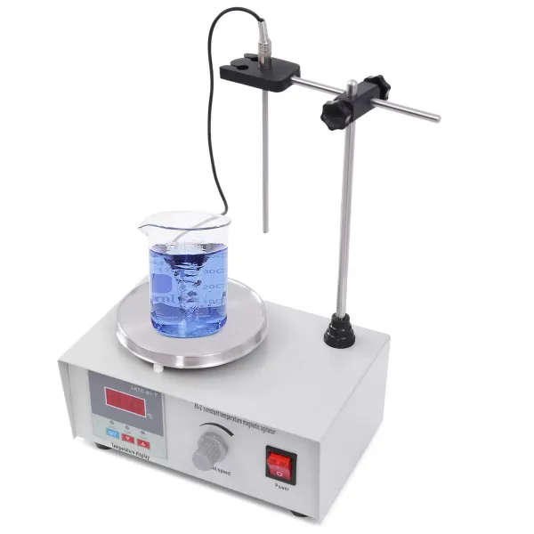 2L Magnetic Stirrer Heating Plate Digital Hotplate Mixer with Stir Bar & Stand