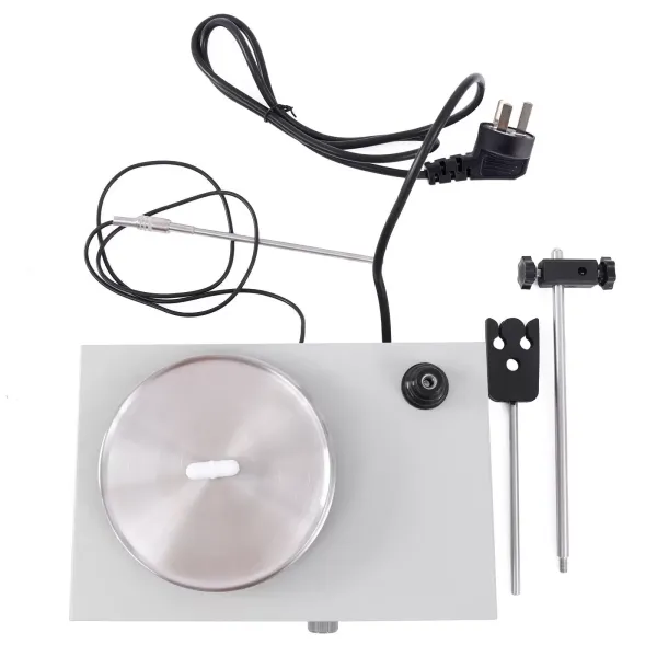 2L Magnetic Stirrer Heating Plate Digital Hotplate Mixer with Stir Bar & Stand