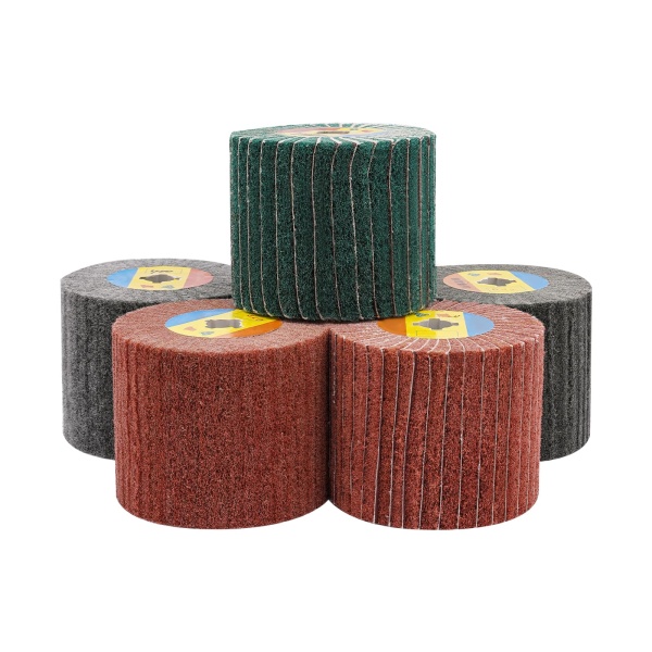 Wire Drawing Flap Wheel, Abrasive Wire Drawing Wheel Brush Drum, Conditioning Buffing Drum