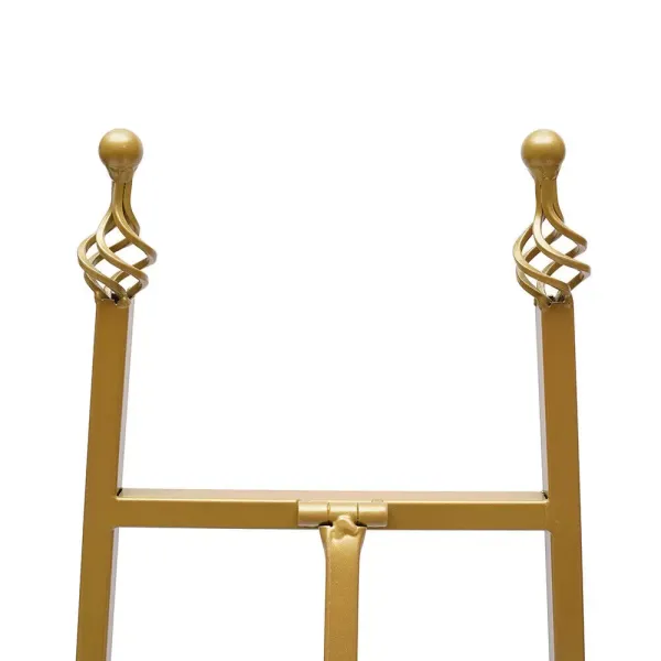 150cm Golden Simple Iron Artist Painting Easel Wedding Shop Metal Display Stand 150cm Golden Simple Iron Artist Painting Easel Wedding Shop Metal Display Stand