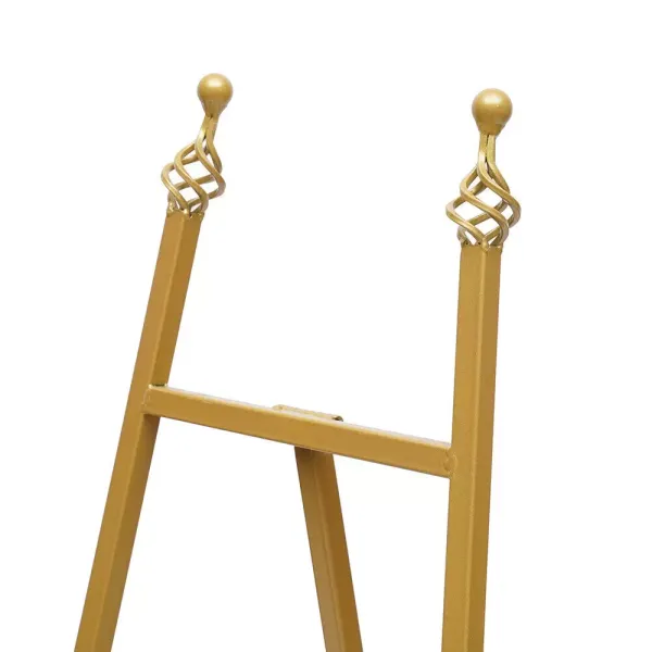 150cm Golden Simple Iron Artist Painting Easel Wedding Shop Metal Display Stand