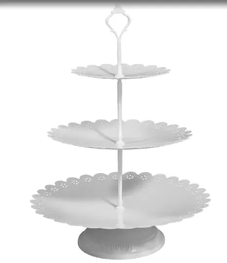 12x Crystal Cake Stand Cupcake Wedding Dessert Platter Plate Holder Bar Party