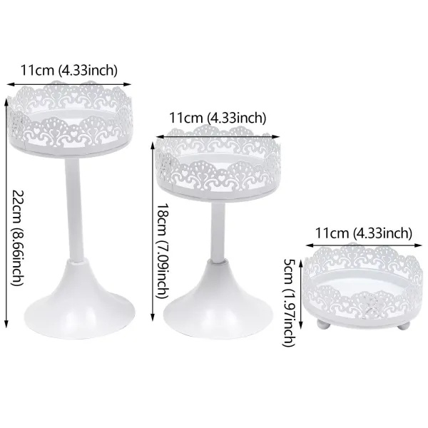12x Crystal Cake Stand Cupcake Wedding Dessert Platter Plate Holder Bar Party