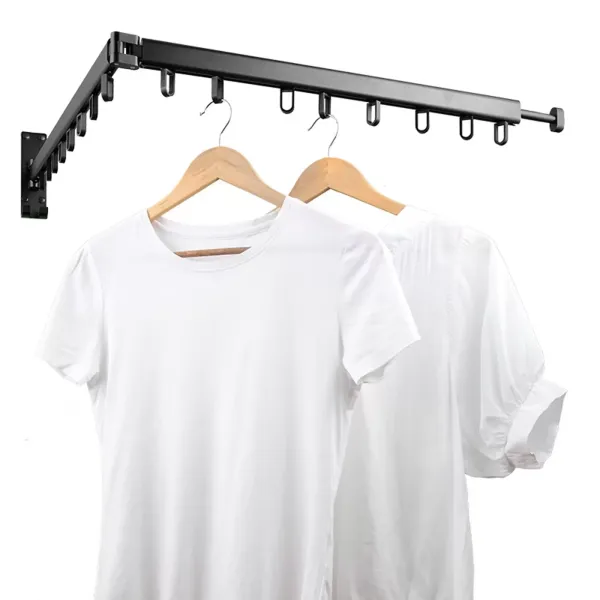 Foldable Wall Hanging Clothes Drying Rack Towel Balcony Hanger AU