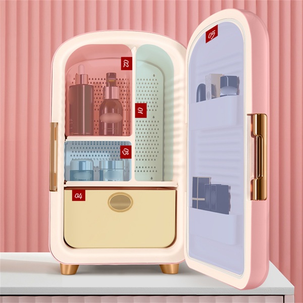 Beauty 12L Makeup Fridge Pink Mini Fridge 12 Liters Cosmetic Refrigeratorfor Skin Care Accessories Beauty 12L Makeup Fridge Pink Mini Fridge 12 Liters Cosmetic Refrigeratorfor Skin Care Accessories