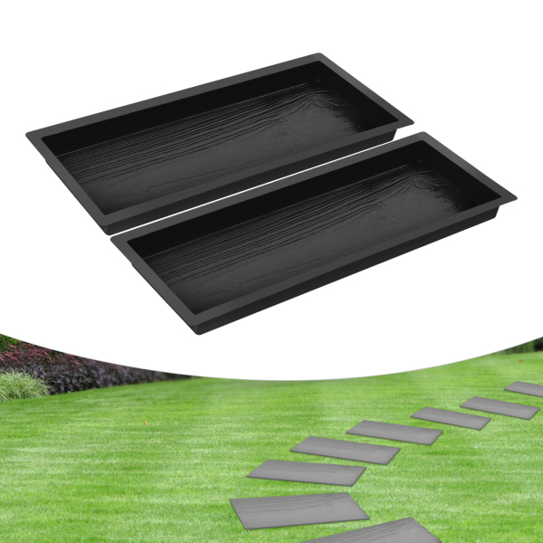 2 wooden board type plastic floor tile paving models