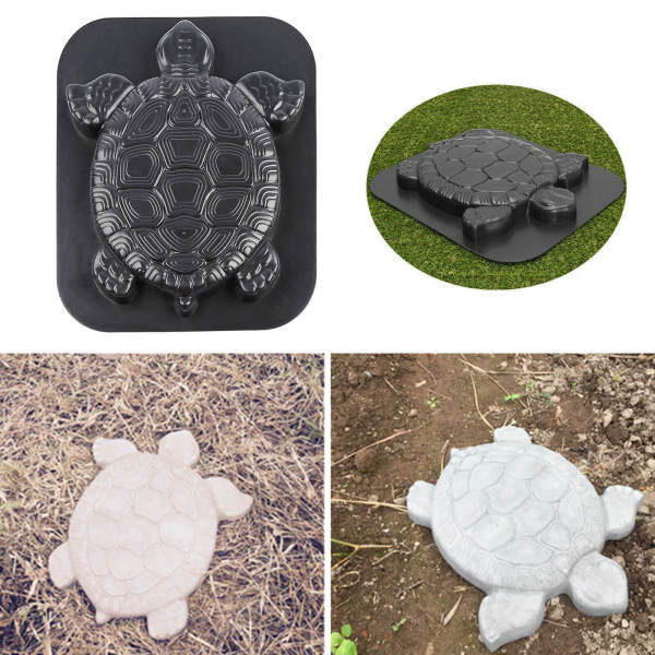 Paving Mold, Turtle Mold, Turtle Shape Stepping Stone Mold for casting concrete and plaster