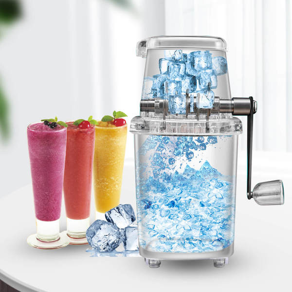 Manual Ice Crusher for Home Use, Portable Ice Crusher, Manual Hand Crank Ice Crusher