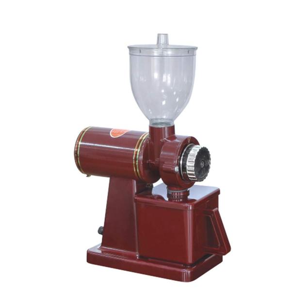 220V 100W Electric Espresso Coffee Bean Grinder Coffee Grinder Coarse Fine Grinding (red)