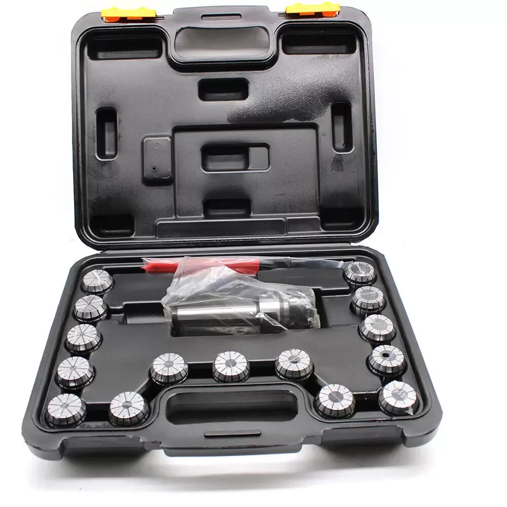 3-20mm ER32 Precision Milling Collet Set MT3 Metal Shank Chuck Spanner M12*1.75