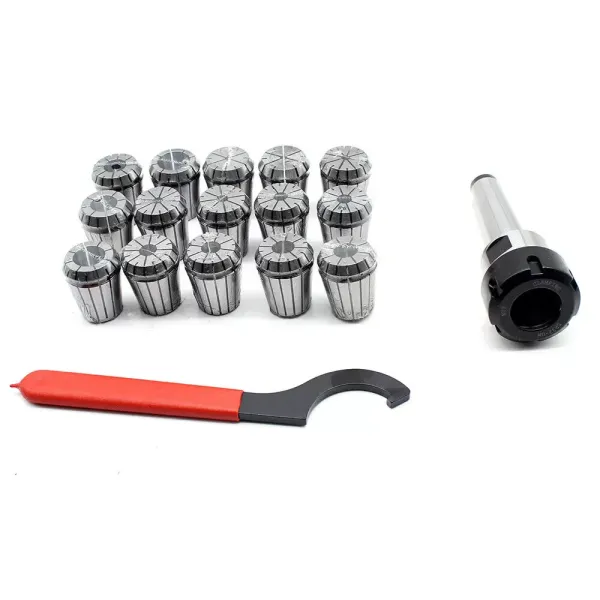 3-20mm ER32 Precision Milling Collet Set MT3 Metal Shank Chuck Spanner M12*1.75
