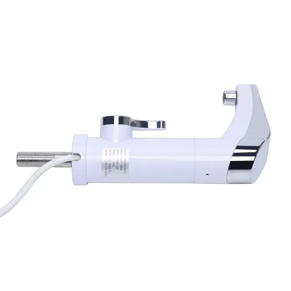 Silver Handle/ Electric Touch Faucet Under Inflow Rotatable Faucet for Hot Water