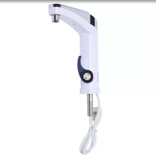 Silver Handle/ Electric Touch Faucet Under Inflow Rotatable Faucet for Hot Water