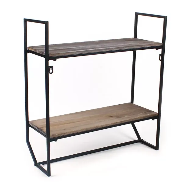 2 Tiers Modern Bathroom Storage Shelf Towel Rack Wall Mounted Holder Organizer