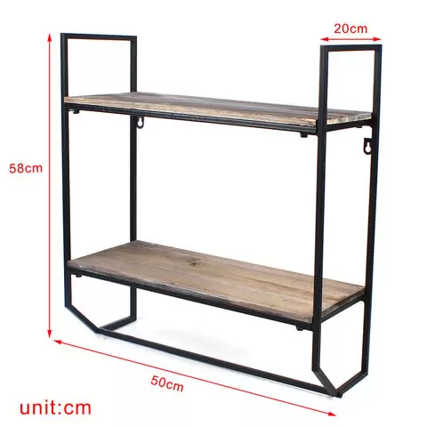 2 Tiers Modern Bathroom Storage Shelf Towel Rack Wall Mounted Holder Organizer